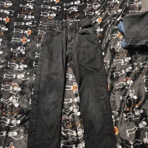 Kids Boys Levi's Size 7, Black Straight-Leg Jeans